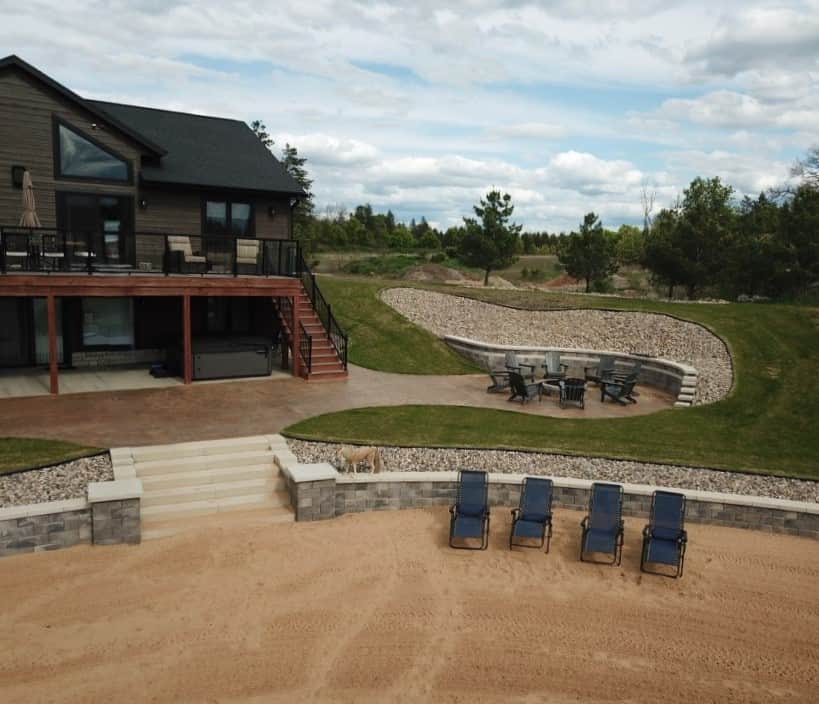 WisCottage on Beach Lake Wisc. - Hot Tub and  Firepit