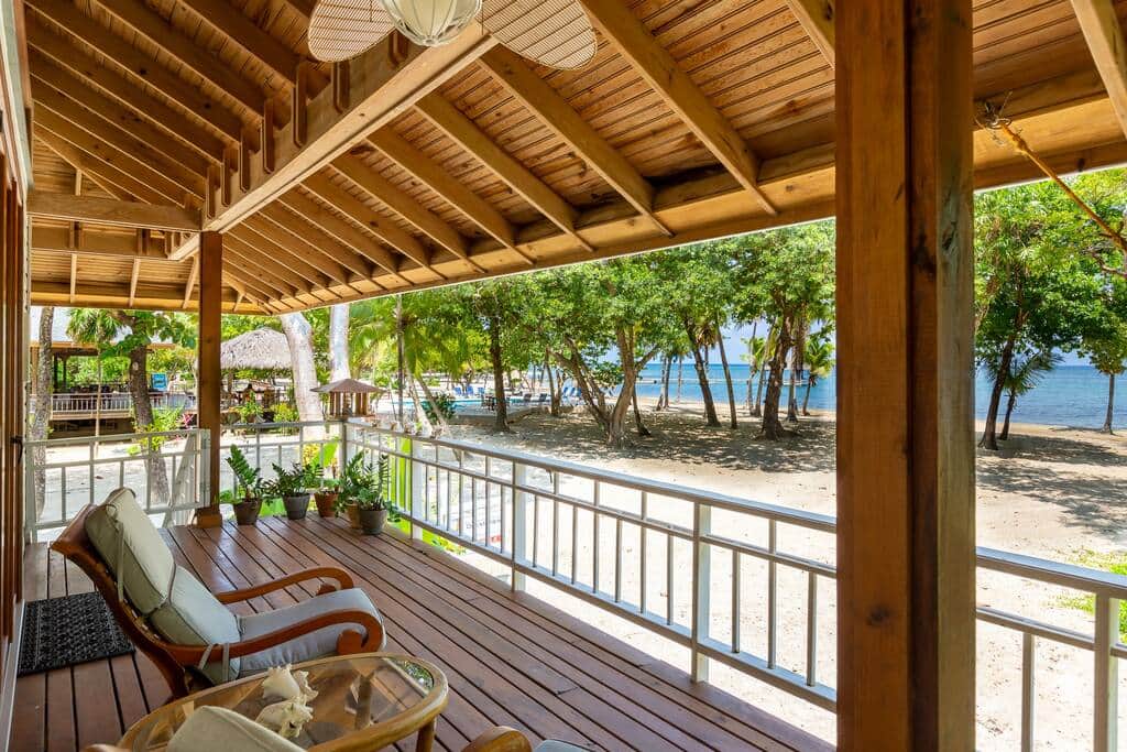Private front porch