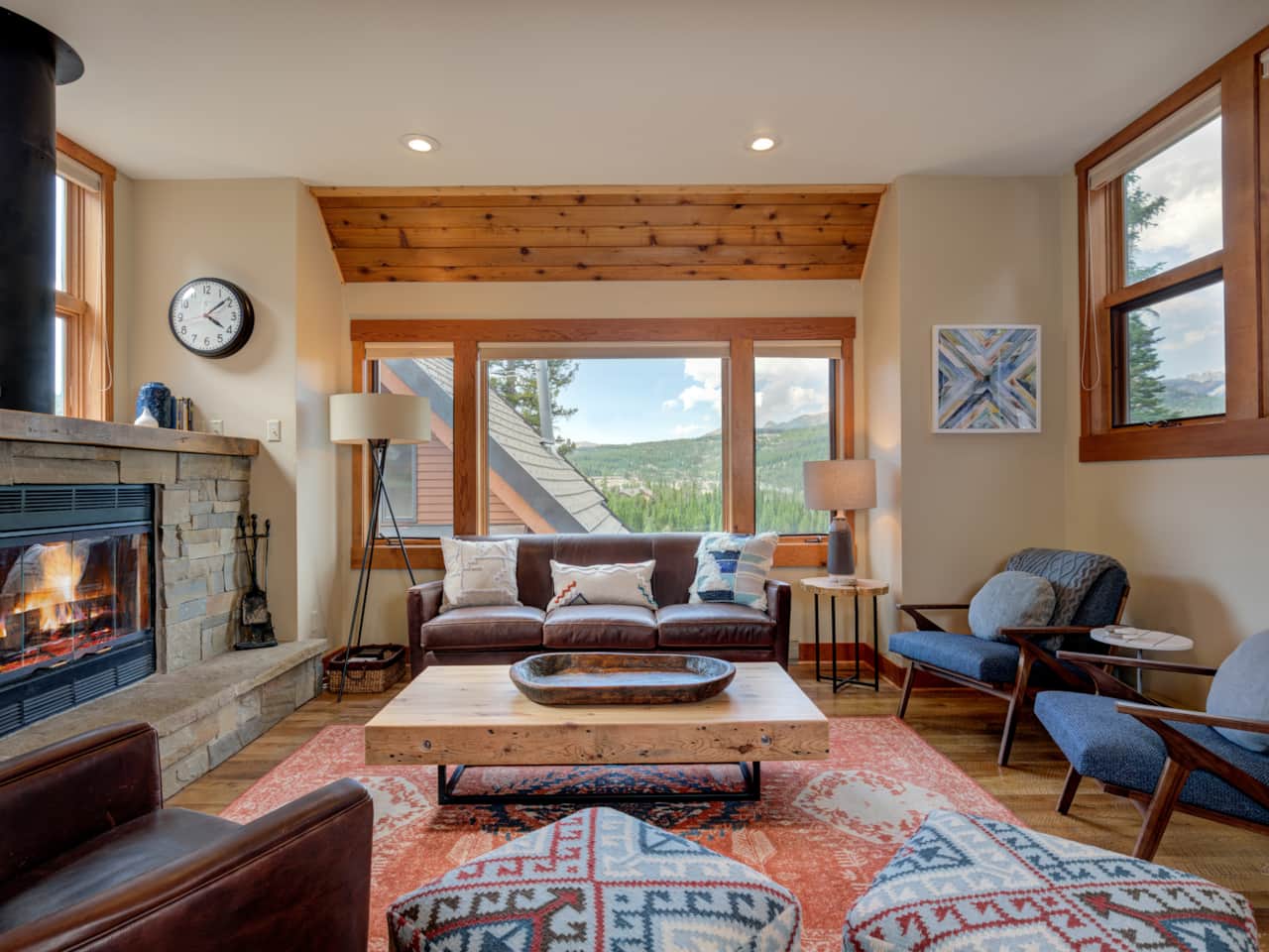 Big Sky base area living room