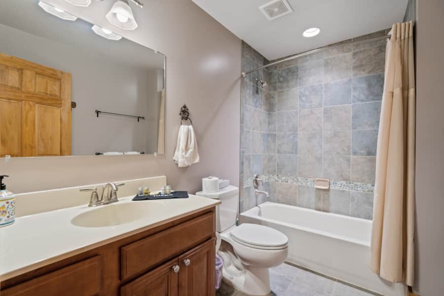 Upstairs bathroom vanity