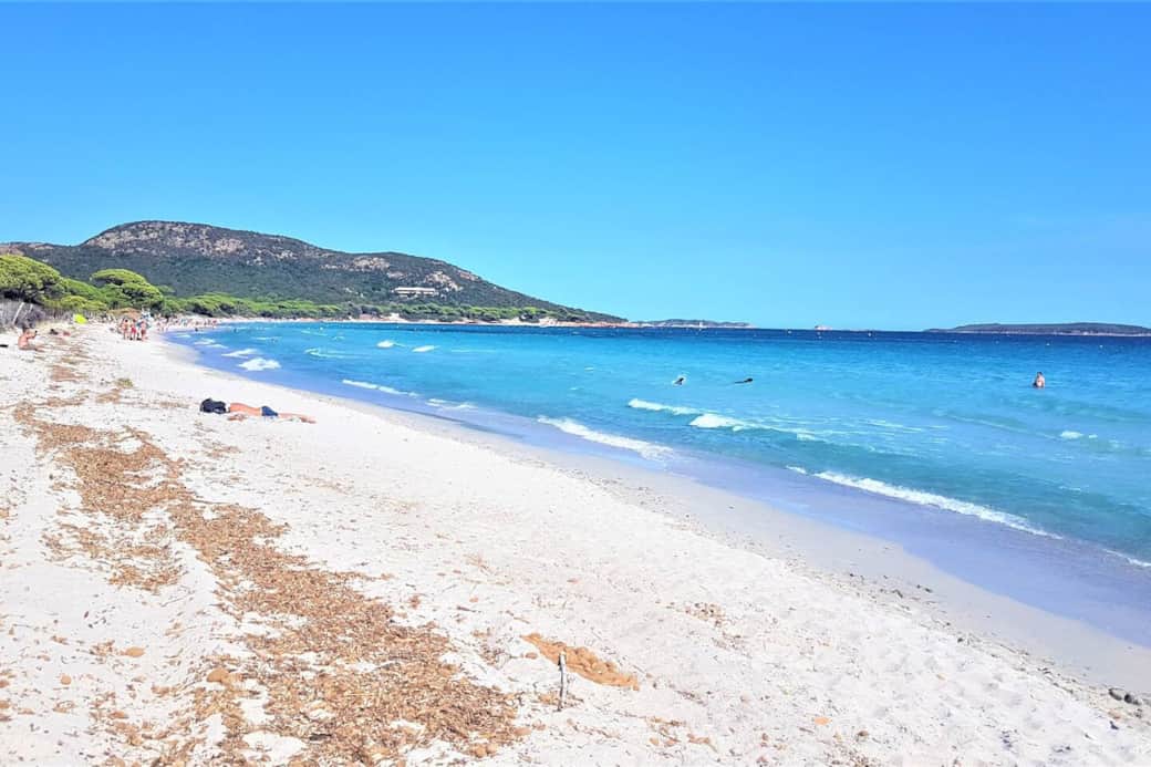 La plage de Palombaggia à Tamaricciu.