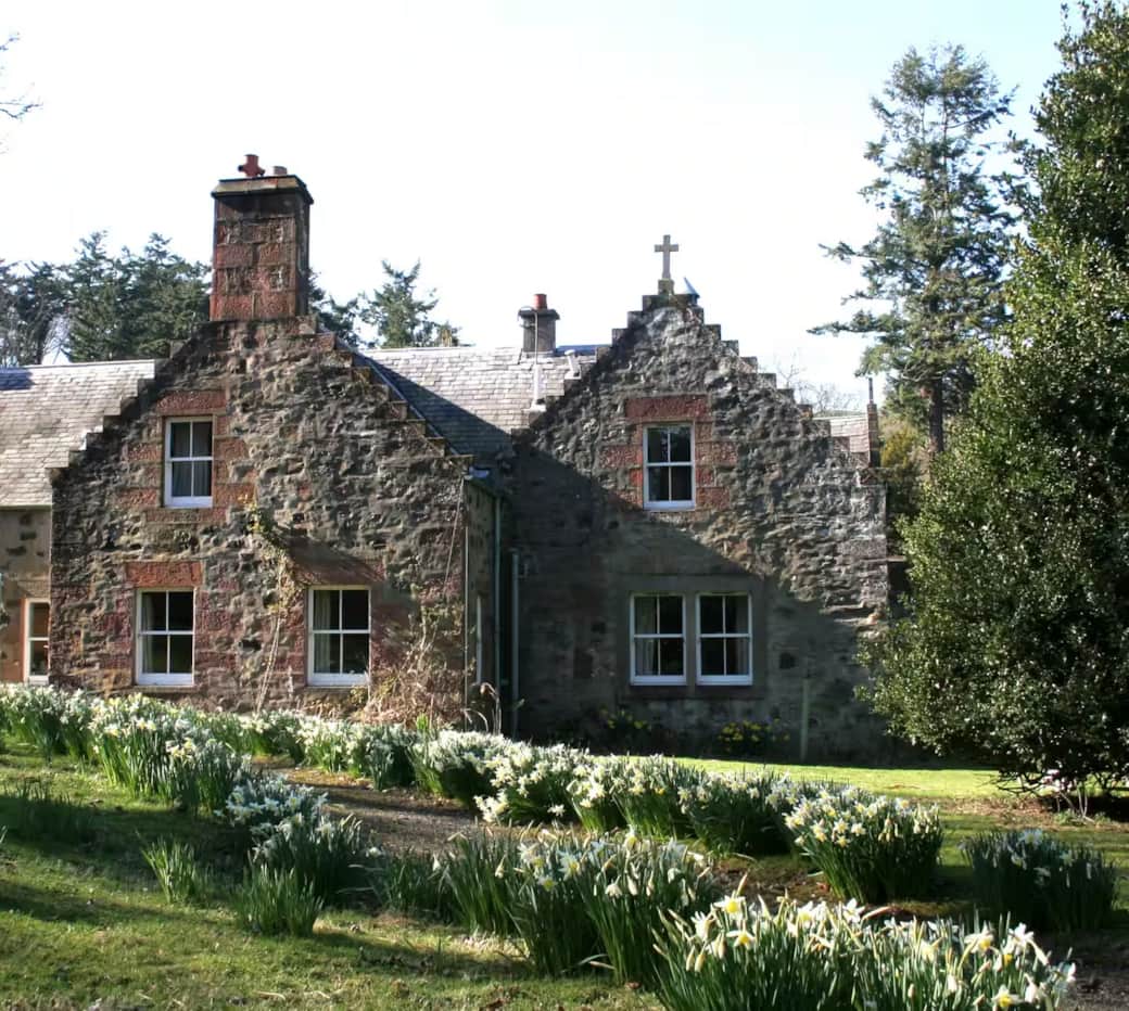 The view of Beech Tree Cottage from the garden