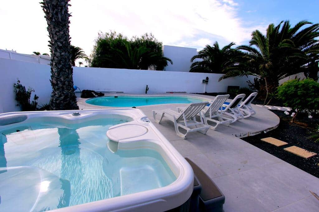 jacuzzi and heated pool