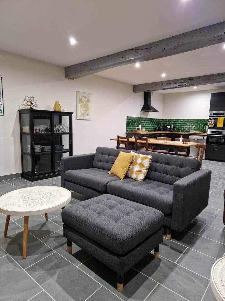 The gîte has been upgraded with a new sofa in summer 2024. The gîte has been upgraded with a new sofa in summer 2024.