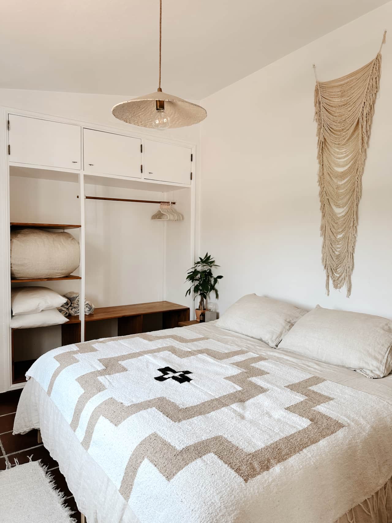 The Cowboy Casita bedroom with Superior King Size Bed