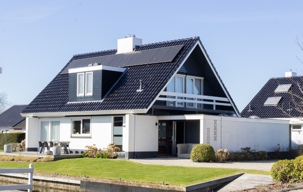 Vorderansicht des Hauses