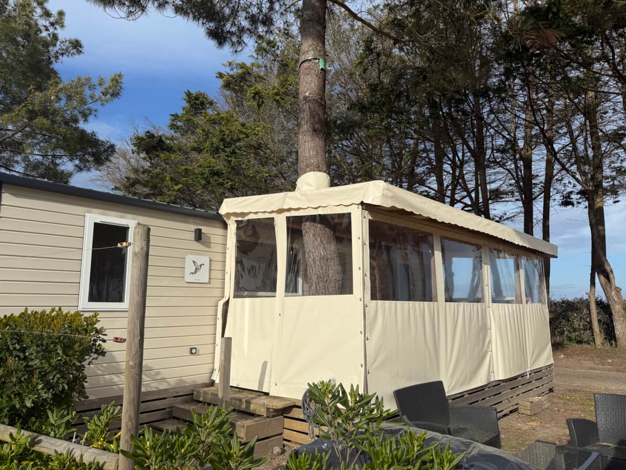 Mobilhome front de mer
