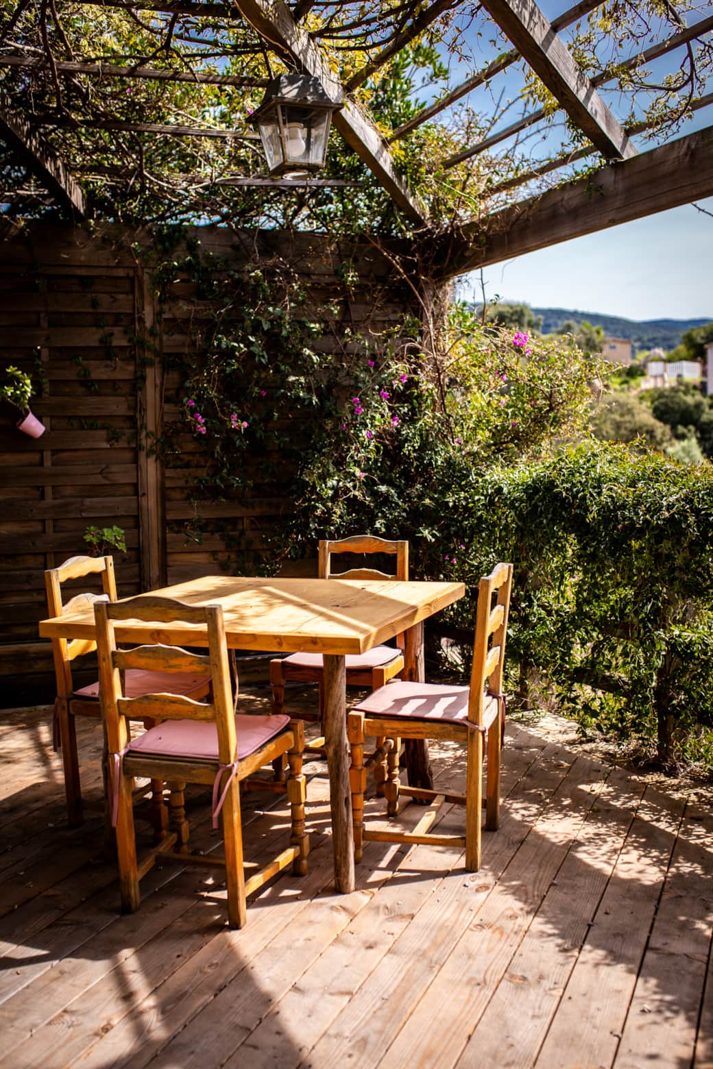 Table a manger exterieur treille