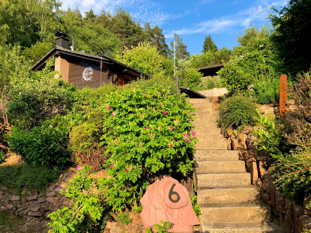 Chalet Eins Treppenaufgang 