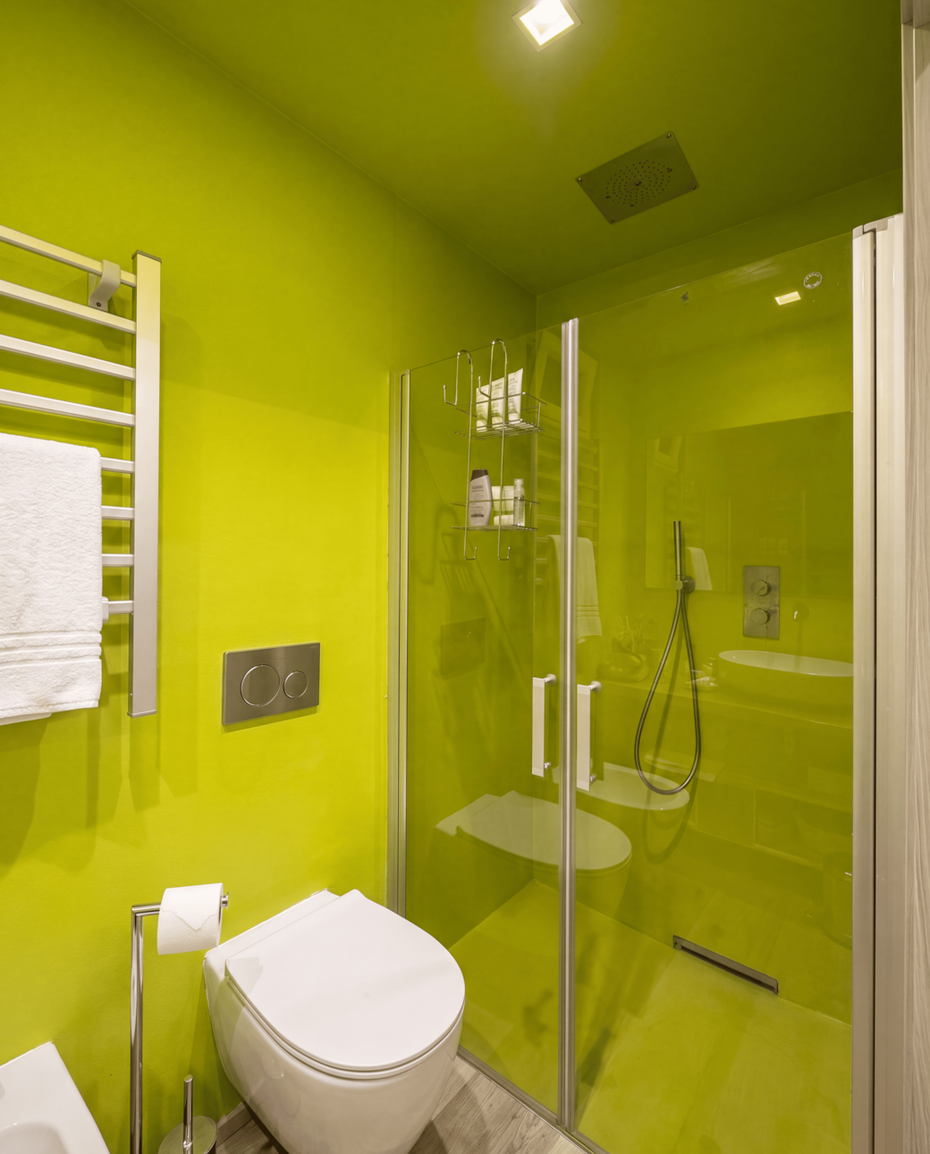 bathroom 2 with rain shower in Casa Mille e una Stella bathroom 2 with rain shower in Casa Mille e una Stella
