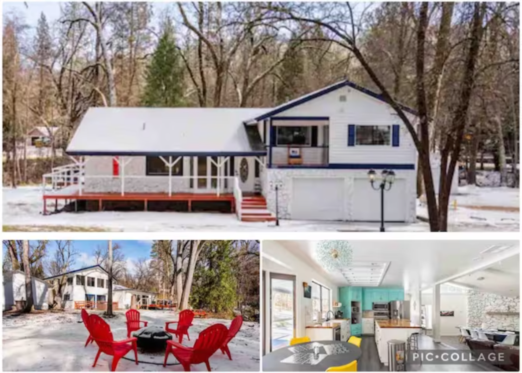 House Exterior and Kitchen