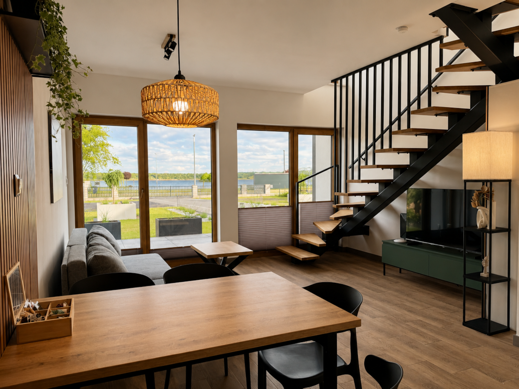 Living Room with Dining Area
