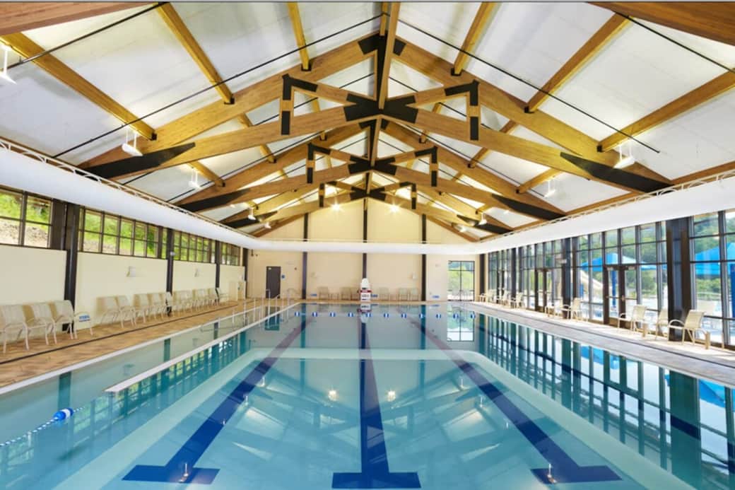Indoor swimming pool at the Owners Club