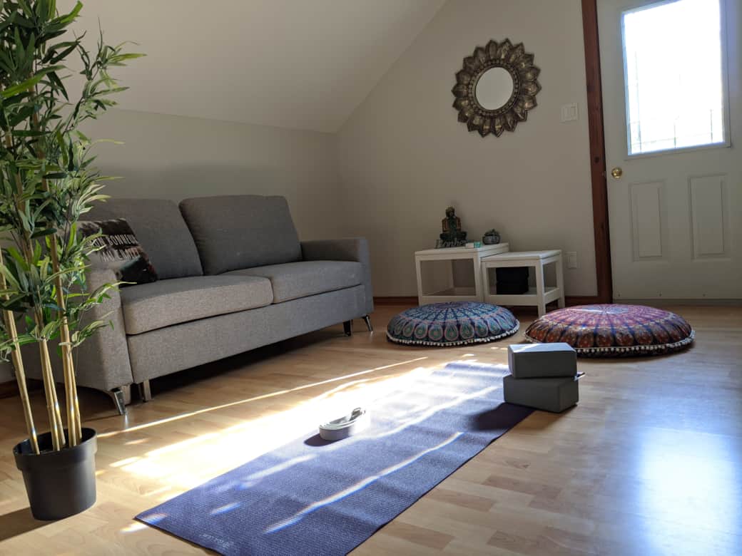 Salle de yoga/méditation mezzanine