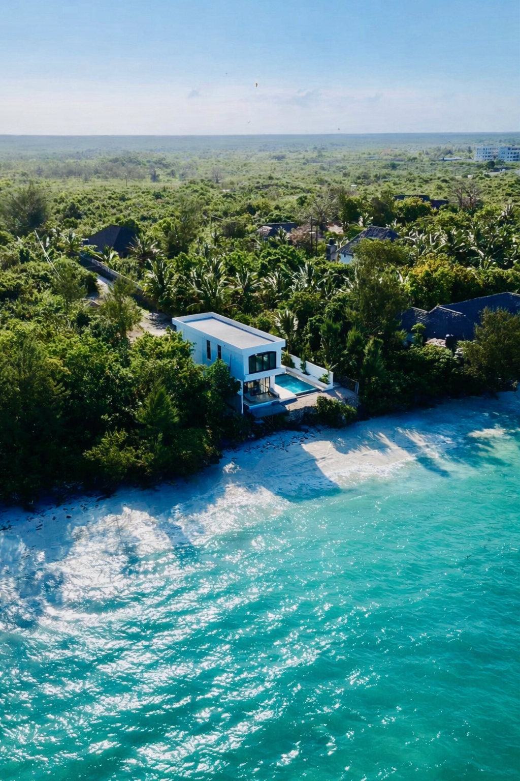 Exclusive, private beachfront villa surrounded by tropical nature