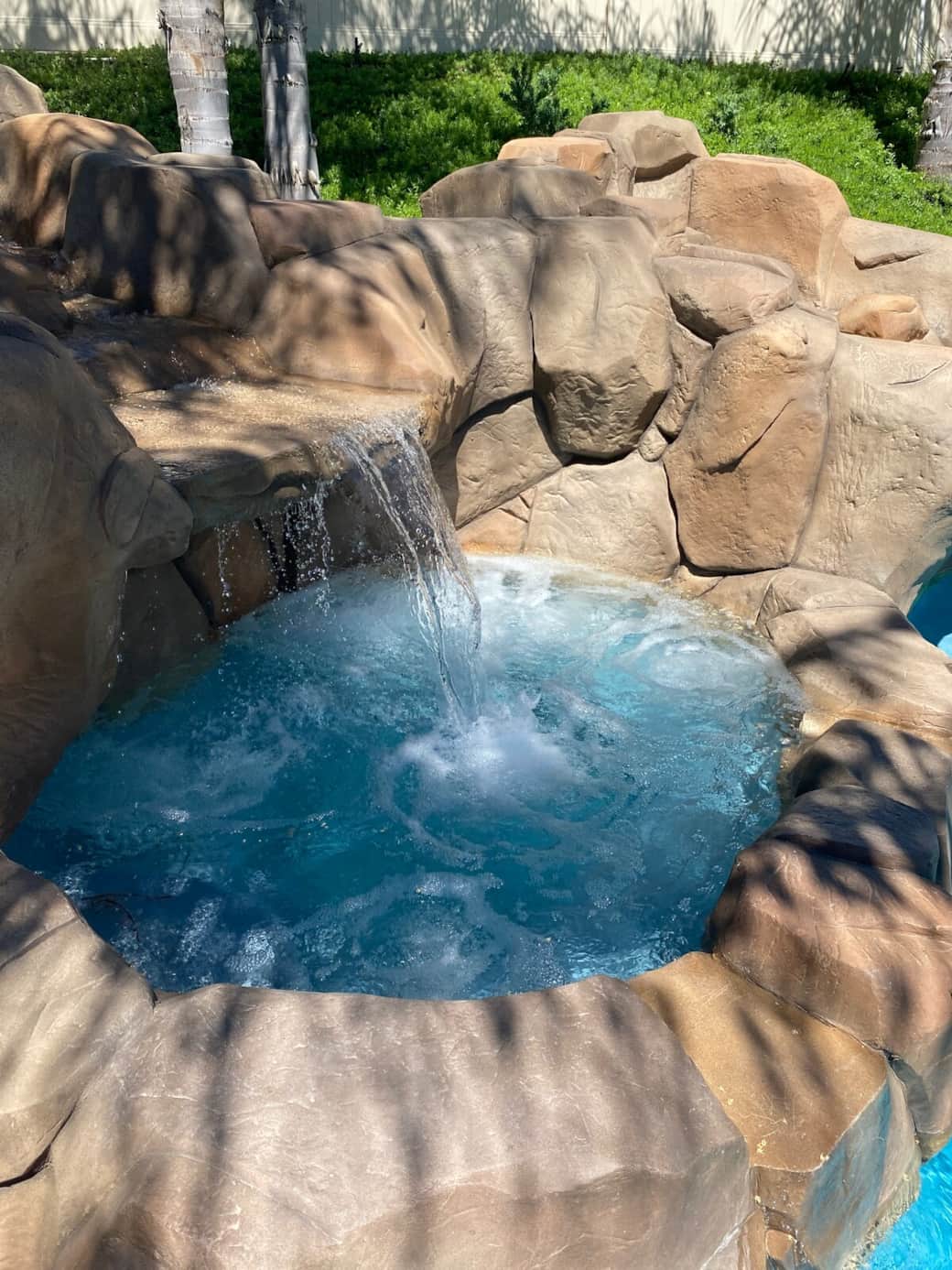 Spa Grotto with Waterfall