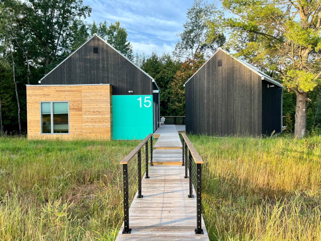 Cabin 15 (both cabins included in three bedroom)