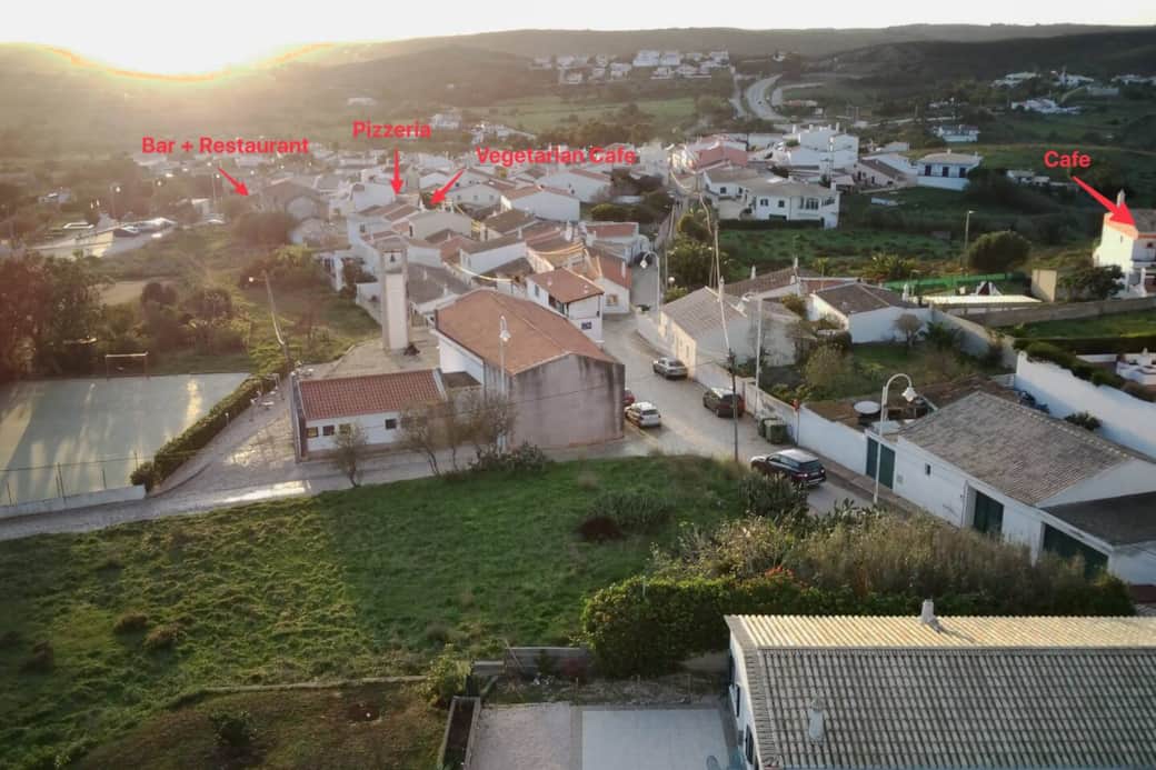 Local amenities in the village.