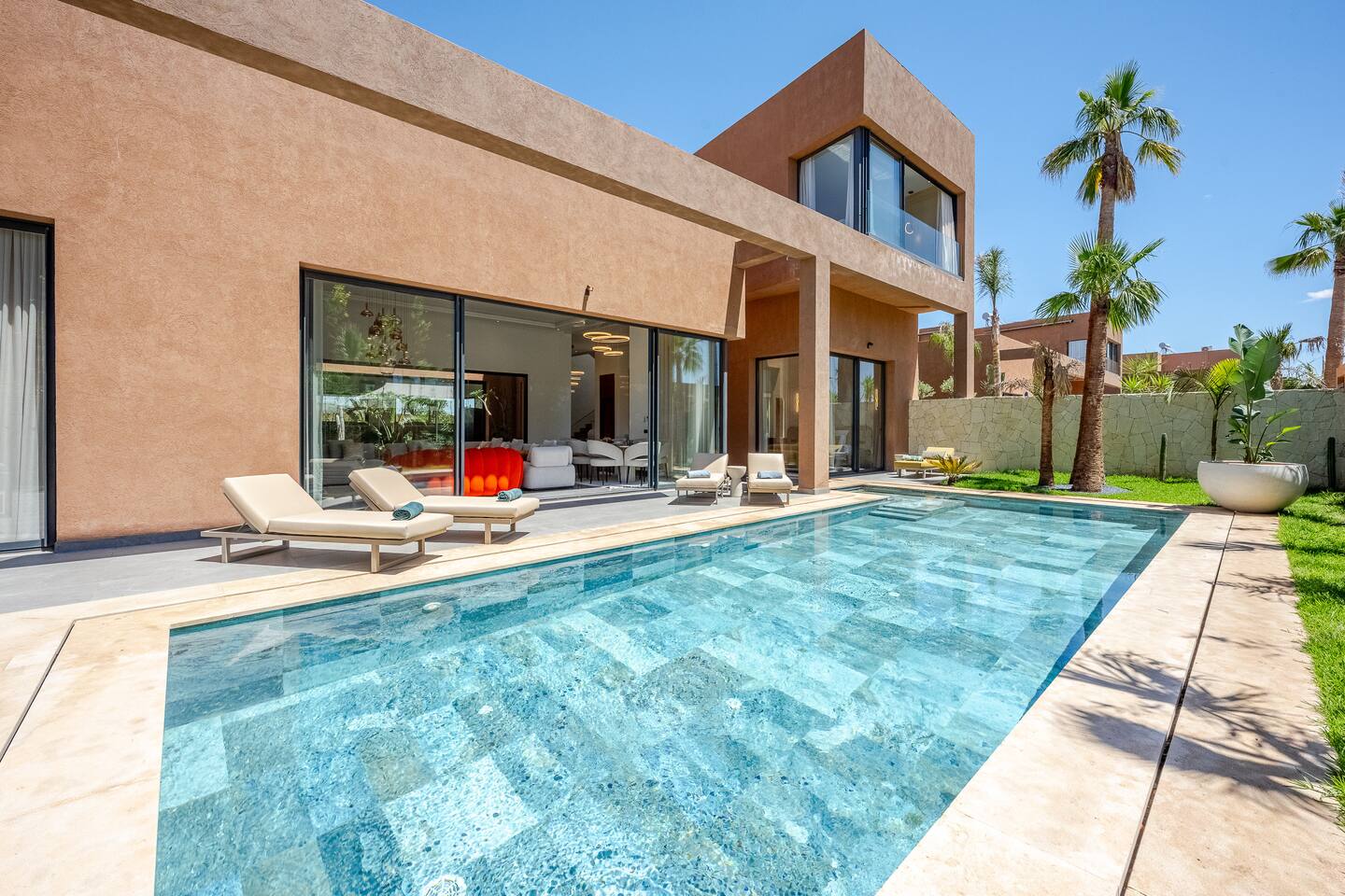 Villa Saphia: Piscine Sans Vis-à-Vis • Gym & Padel