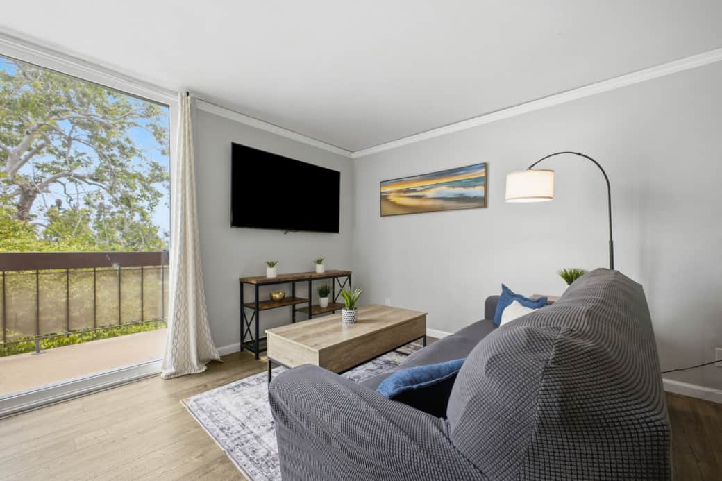 Living Area - Access to Balcony 