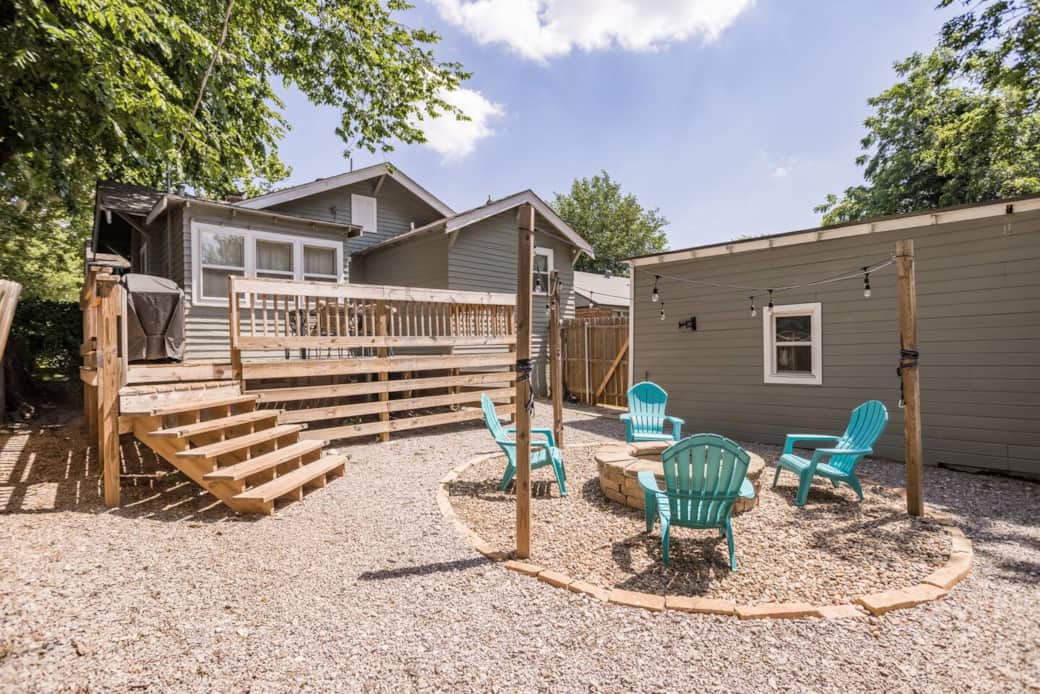 Soak up the sun and enjoy the fire pit.