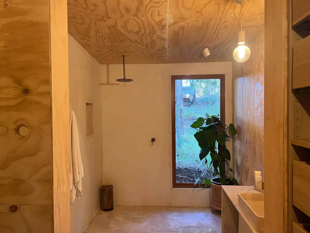 Bathroom with Composting Toilet
