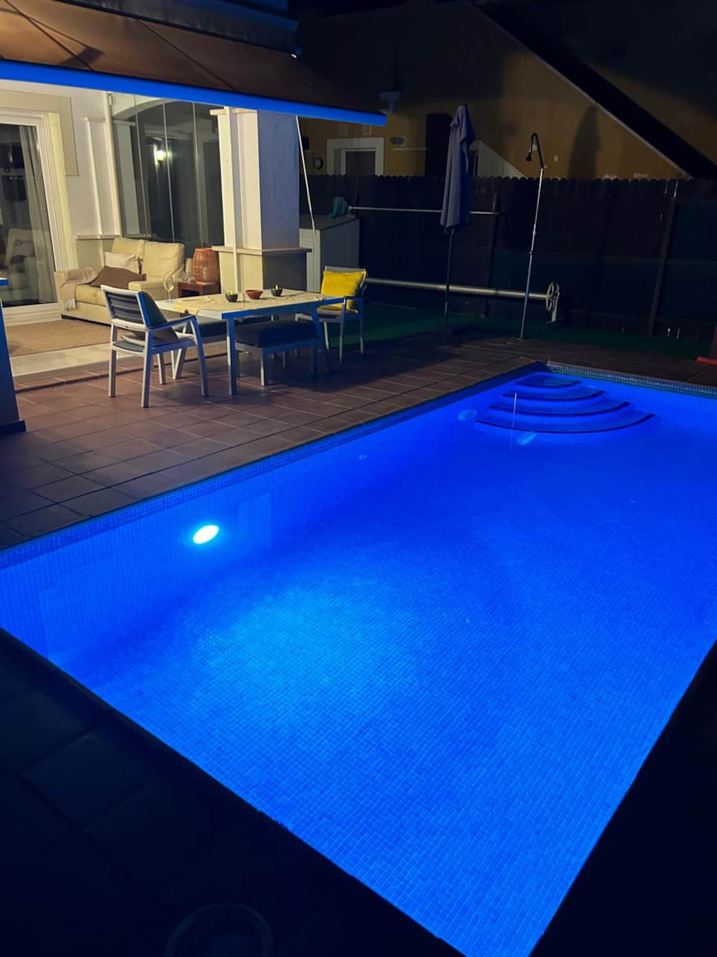 Pool by night