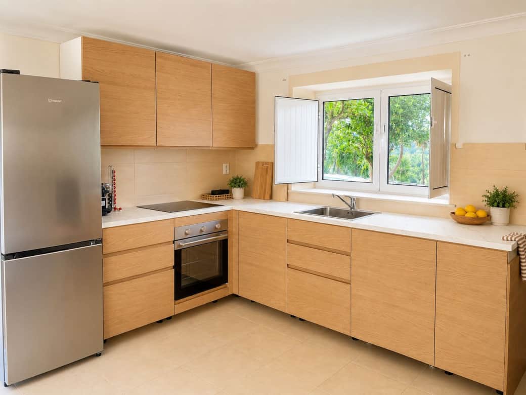 Fully equipped kitchen