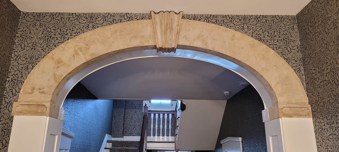 Sandstone arch restored to its former glory