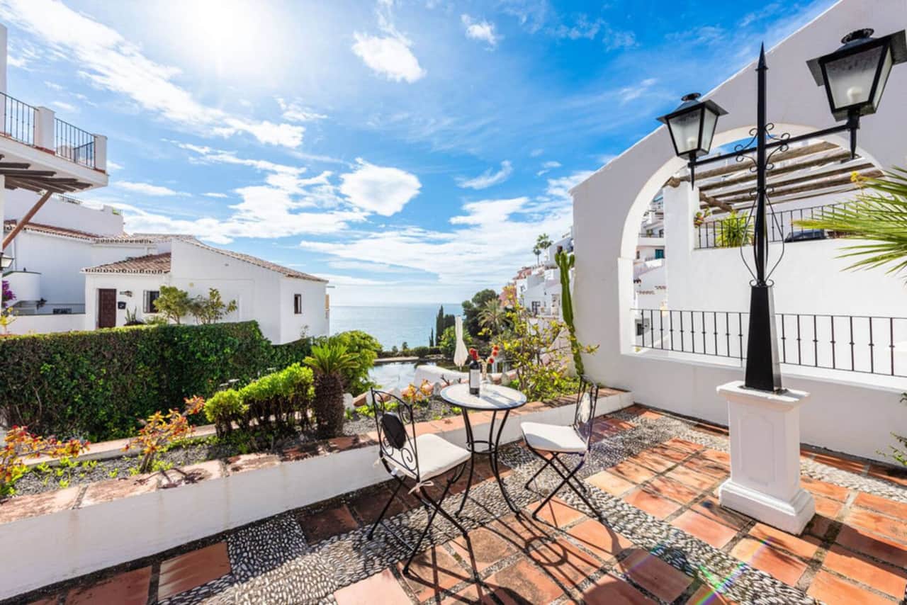 Plein voor het balkon
