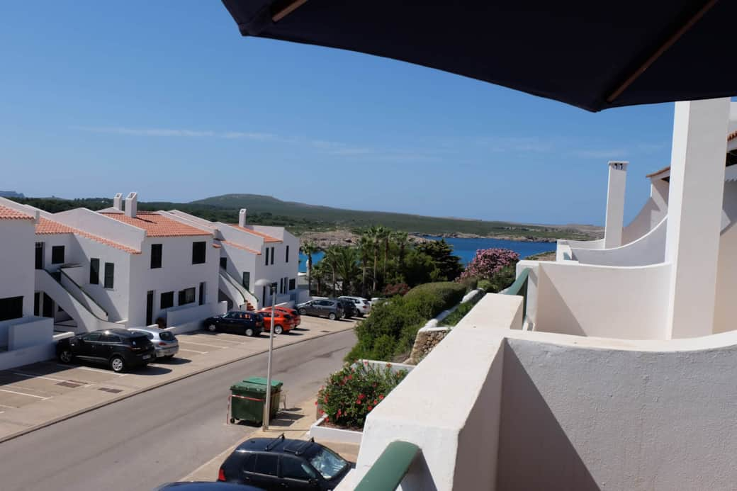 Terraza privada con vistas al mar