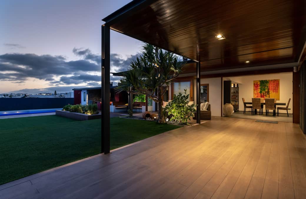 Terraza atardecer