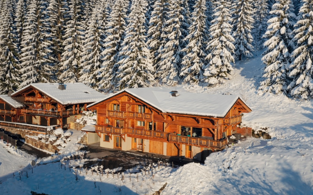 Chalet Arpitan in the snow