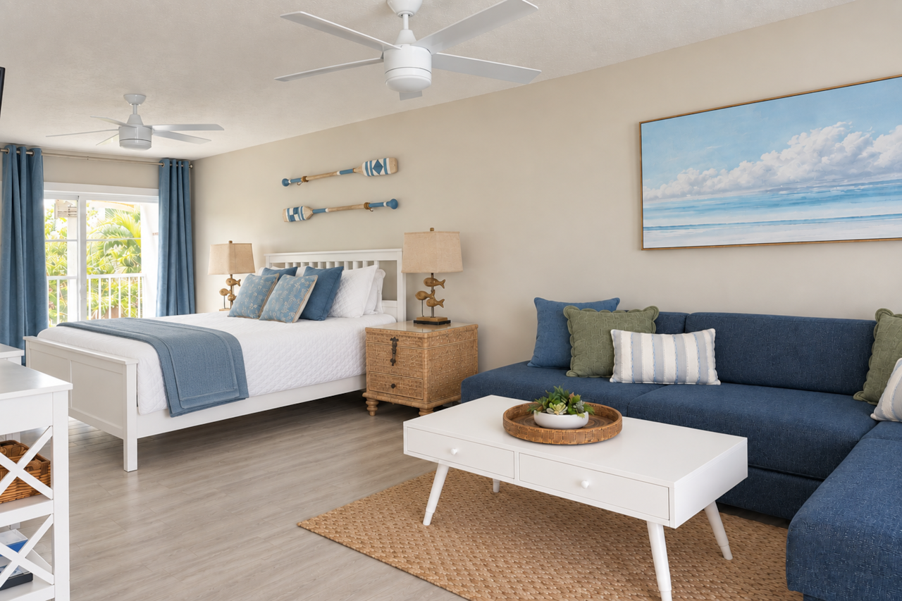 Unit #11 - Second floor - beautifully renovated with serene furnishings for a lovely vacation  