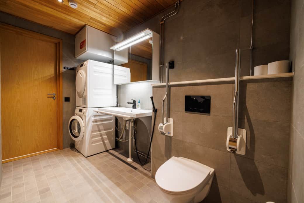 Bathroom and washing machines