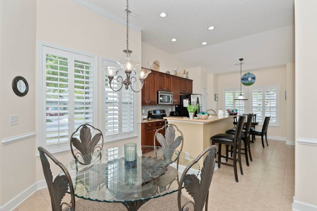 Gather, cook & connect in the open kitchen and dining area.