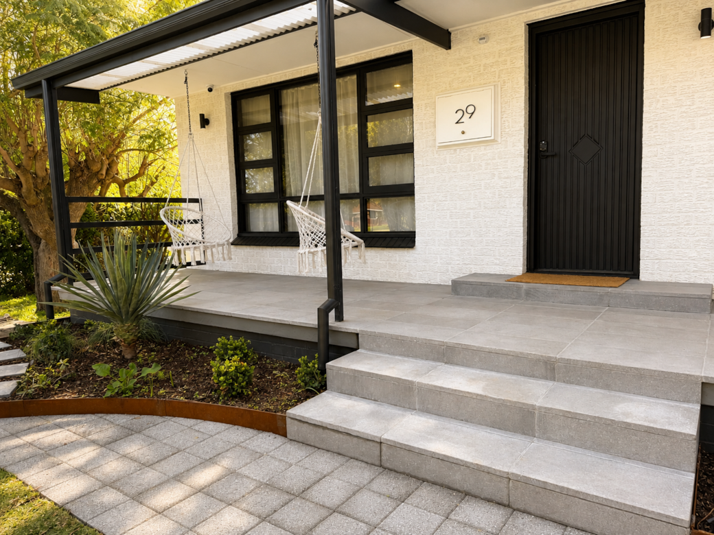 Front entrance with Smart lock access. Front entrance with Smart lock access.