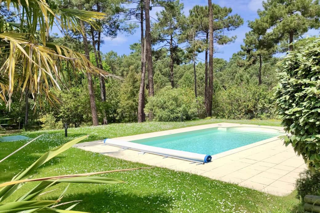 The garden and the 8x4m pool