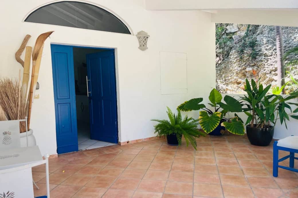 Entrance of the villa Marina 