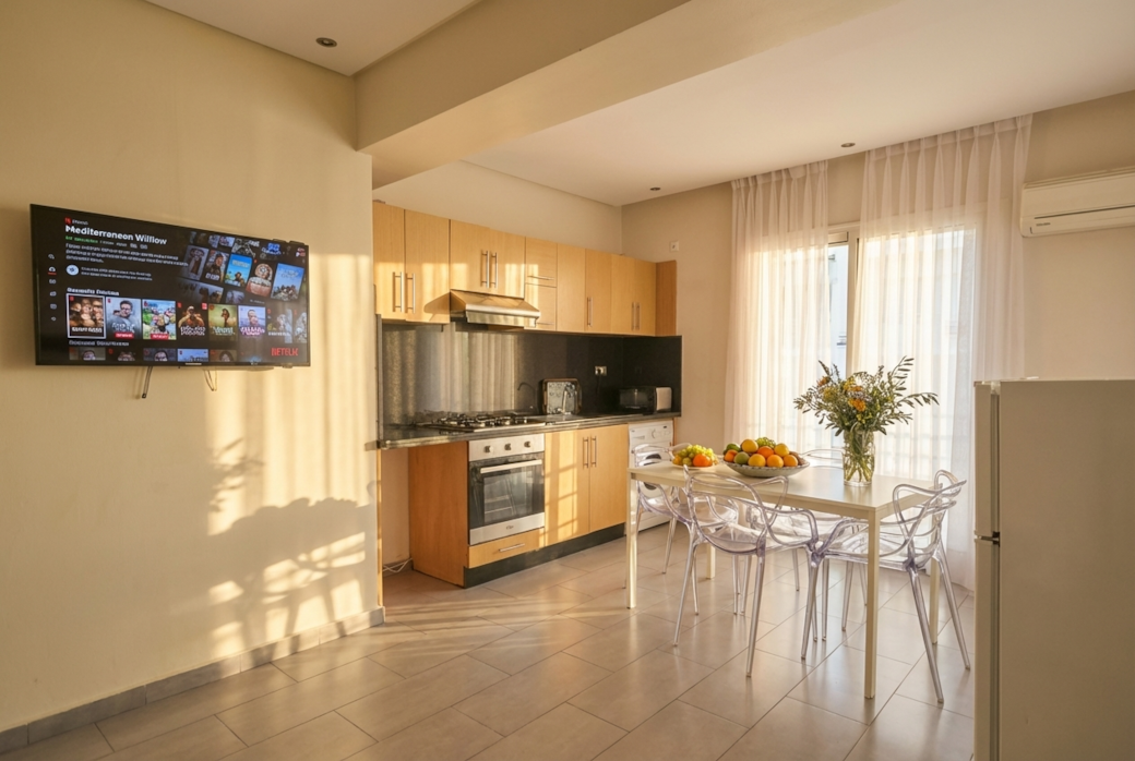 Modern Kitchen with Dining Area Modern Kitchen with Dining Area