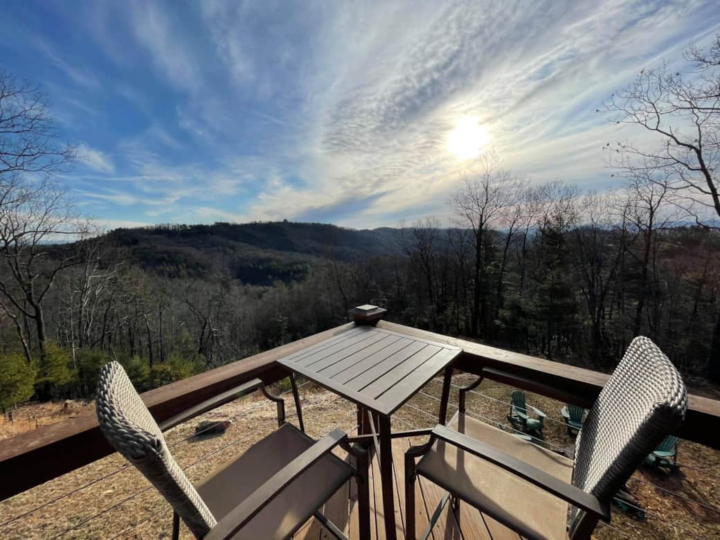 Perfect spot for a morning coffee.