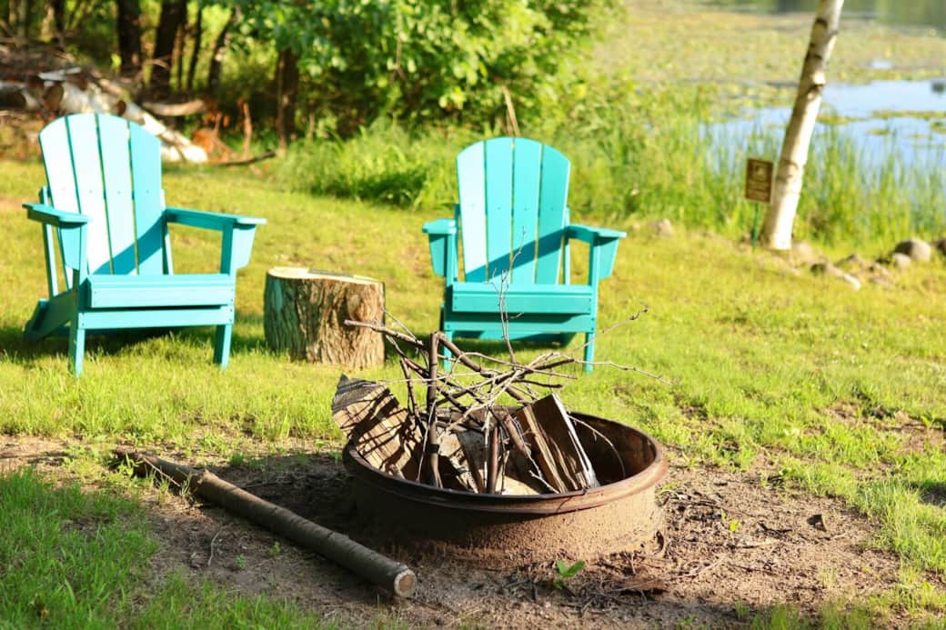 Fire pit area