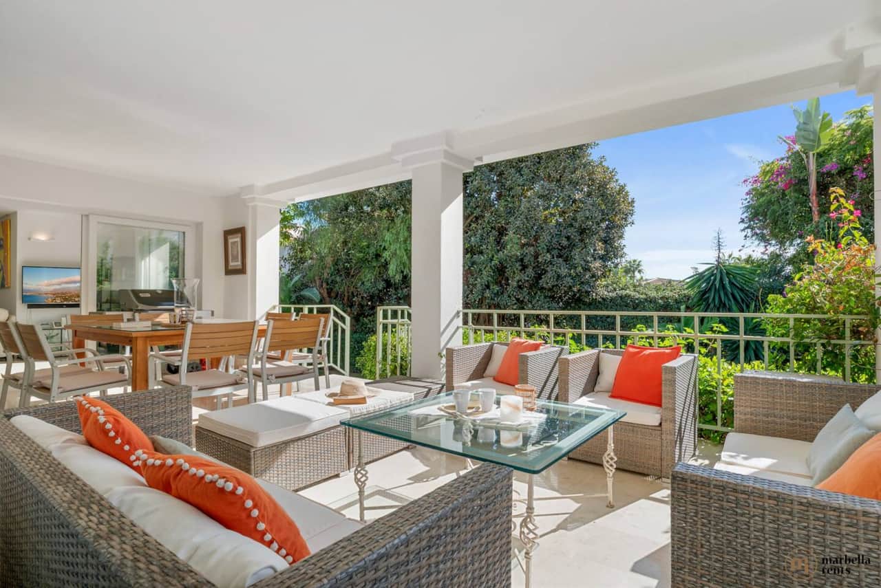 Private terrace.