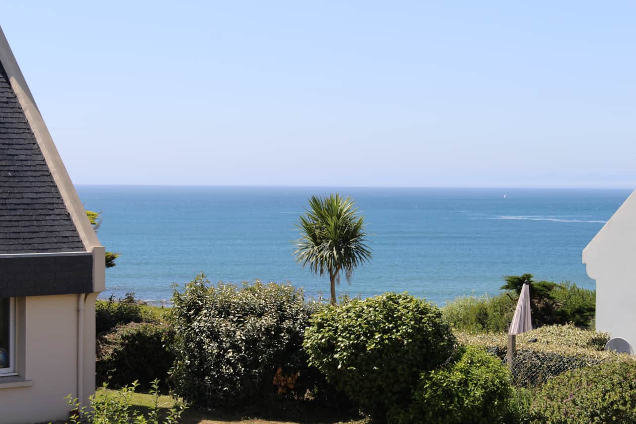 Working remotely with an office facing the sea