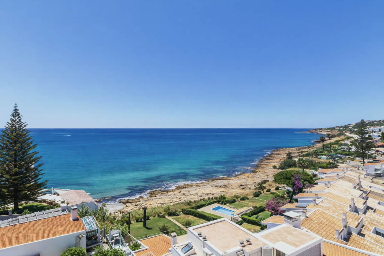 Panoramic view over Praia da Luz