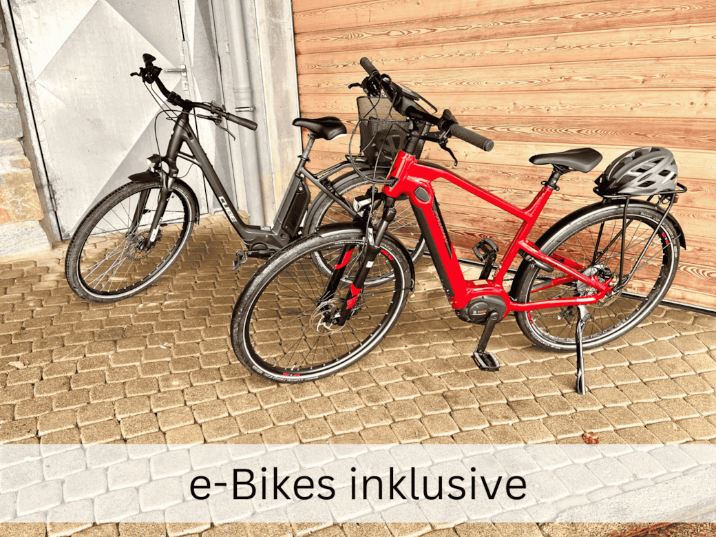 e-Bikes inclusive