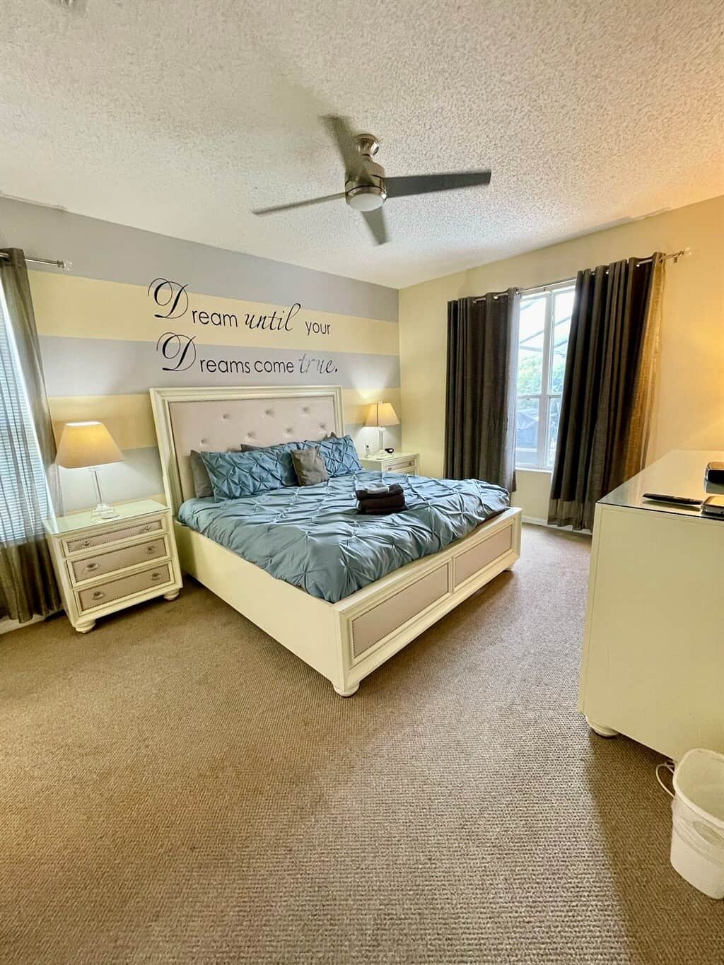 King Bedroom 2 with High End New LInens