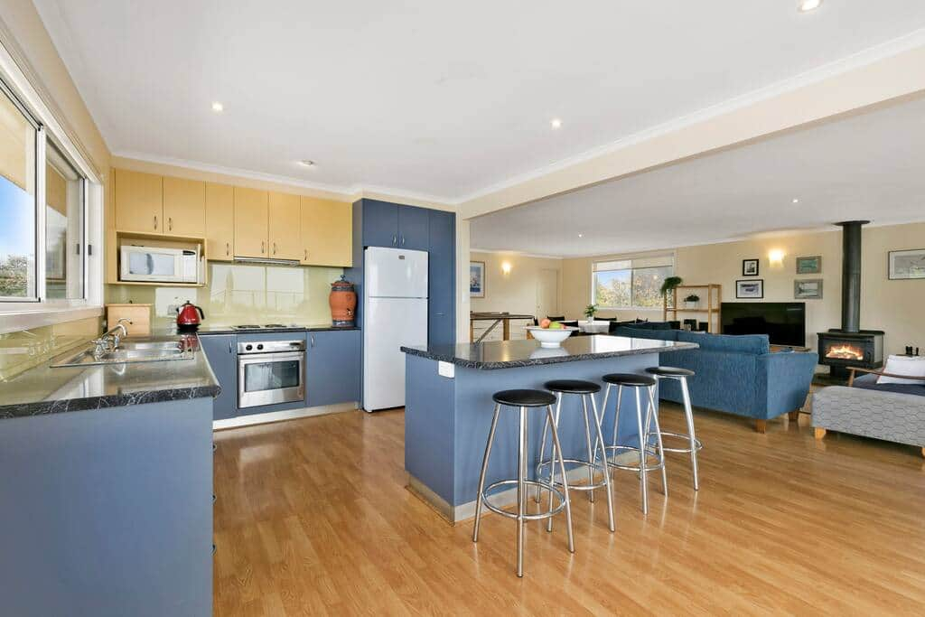 Open plan kitchen