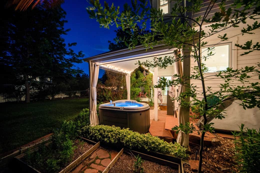 Rejuvenate after a long day of hiking the Flatirons in our intimate Hot Tub