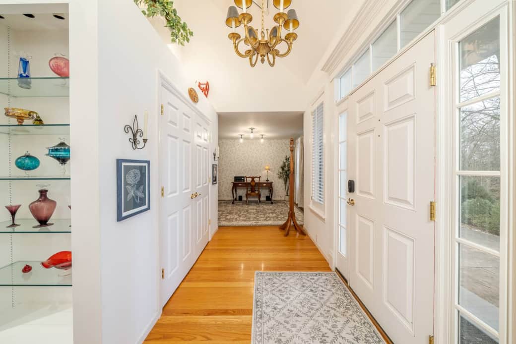 Entryway with Laundry Closet